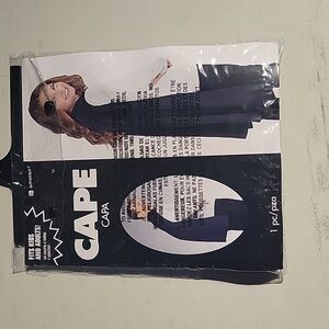 Black costume cape